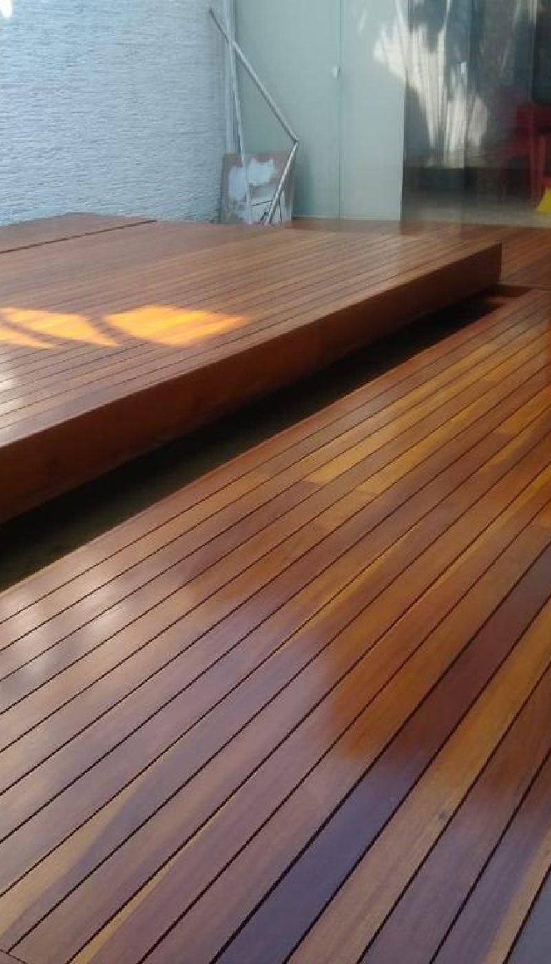 Deck em madeira Ipê
